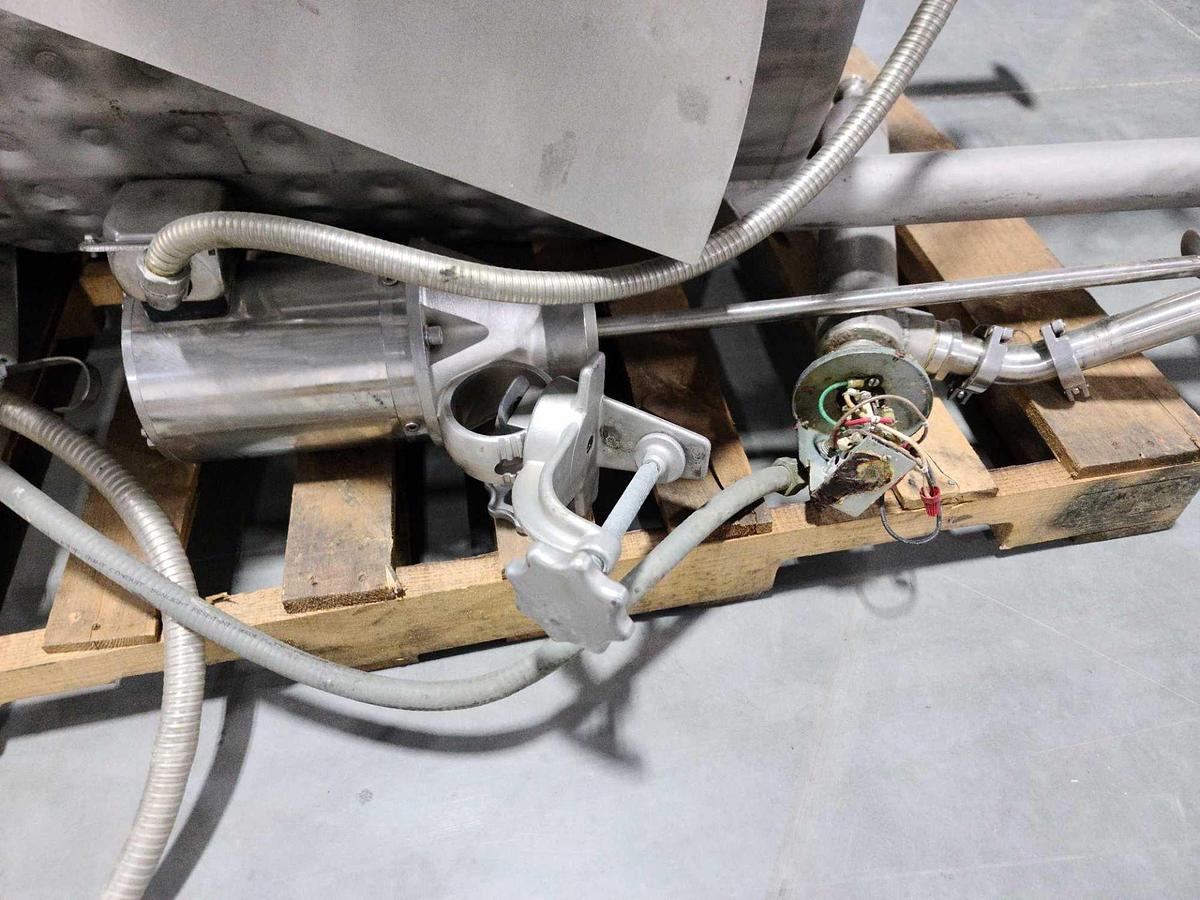 Used Perma-San Dimple Jacketed Kettle with Agitation