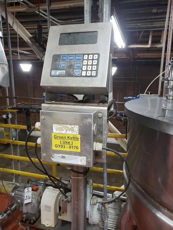 Used Groen 150 Gallon Agitated/Jacketed Mixing Kettle