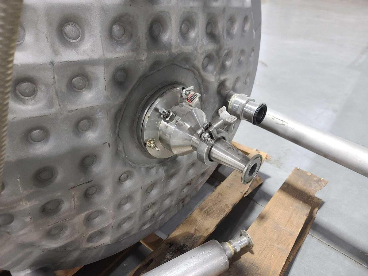 Used Perma-San Dimple Jacketed Kettle with Agitation