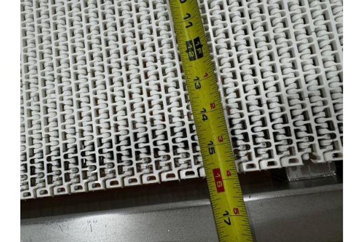 Used Stainless Steel Frame Conveyor Mounted on Casters