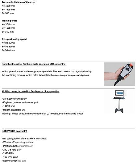 Used 2017 Felder Profit H500 5 Axis CNC Router