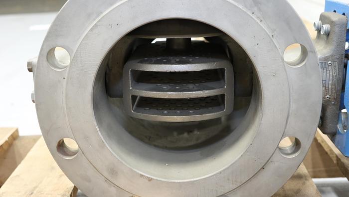 Used Neles 6" Vee Ball Valve with Q-Trim Technology #44616