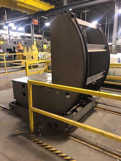 Used 20,000 LBS PROGRESSIVE COIL UPENDER / FLIPPER WITH COIL CAR POWER TRANSFER (USED)