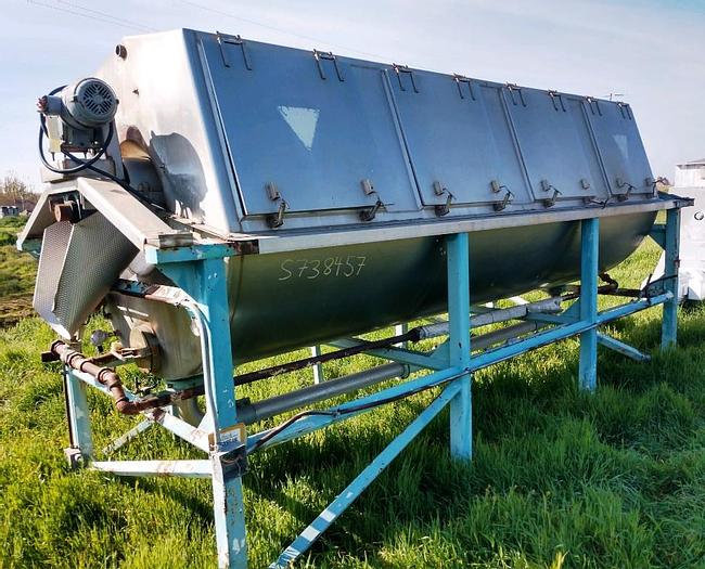 Used Blancher, Screw, 36" X 13', S/st, Hughes, Steam, #S738457