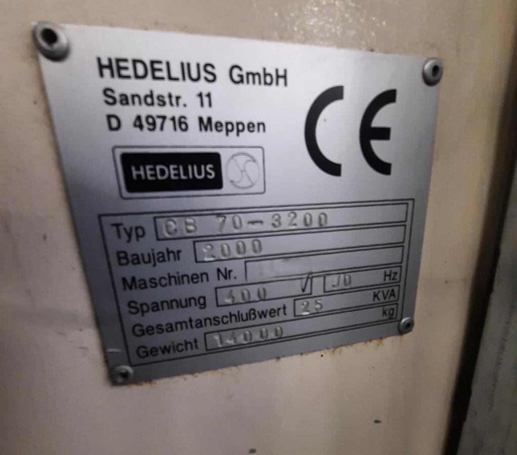 Used 2000 HEDELIUS CB-70 (3200)