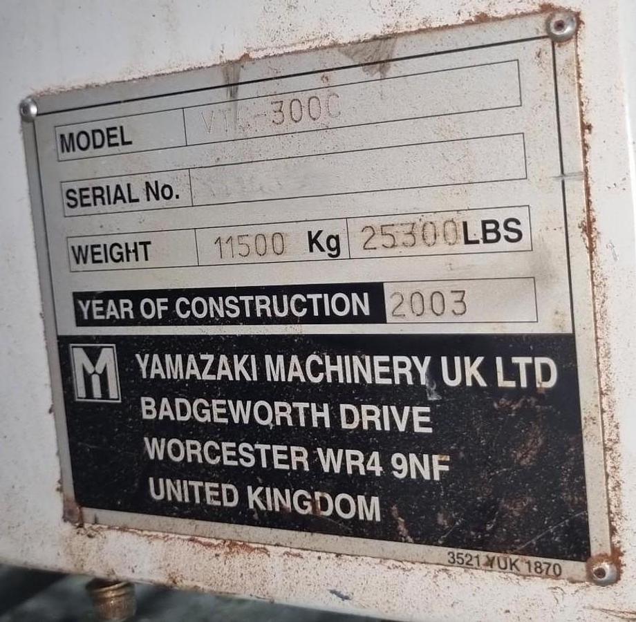 Used 2003 MAZAK VTC300C II