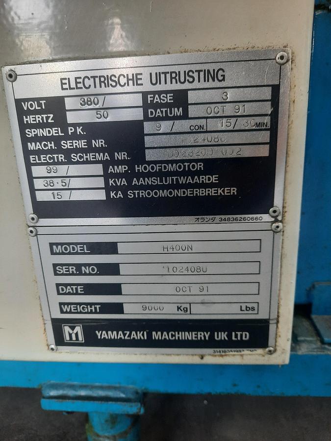 Used 1991 MAZAK H400N