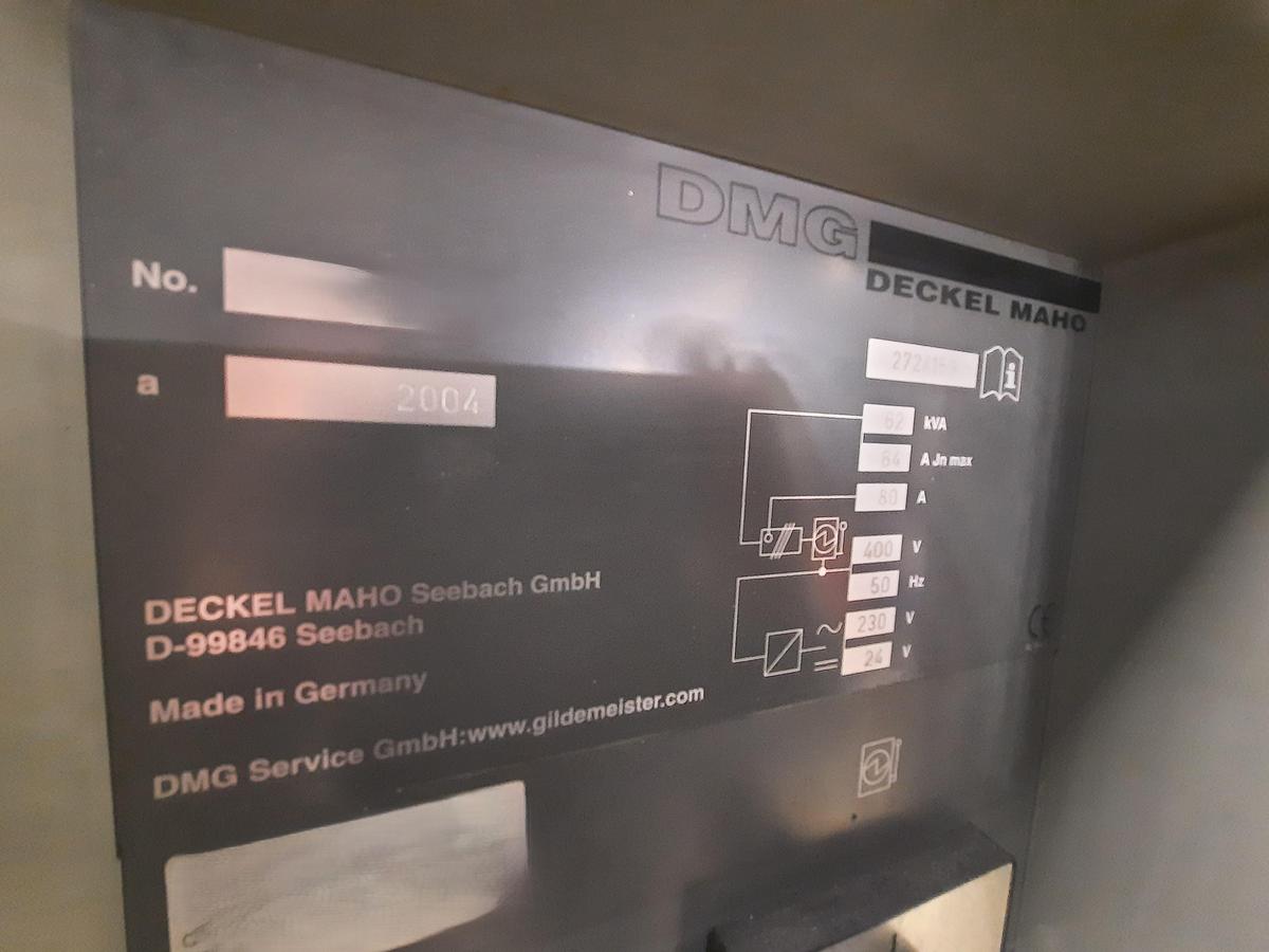 Used 2004 DMG Deckel Maho DMU50 eVolution + BMO automation