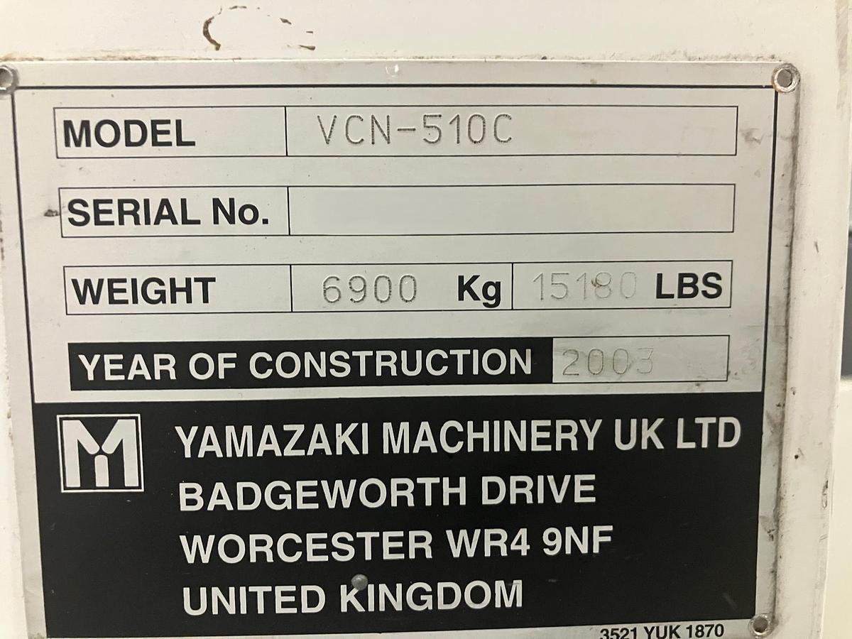 Used 2003 MAZAK VCN 510C