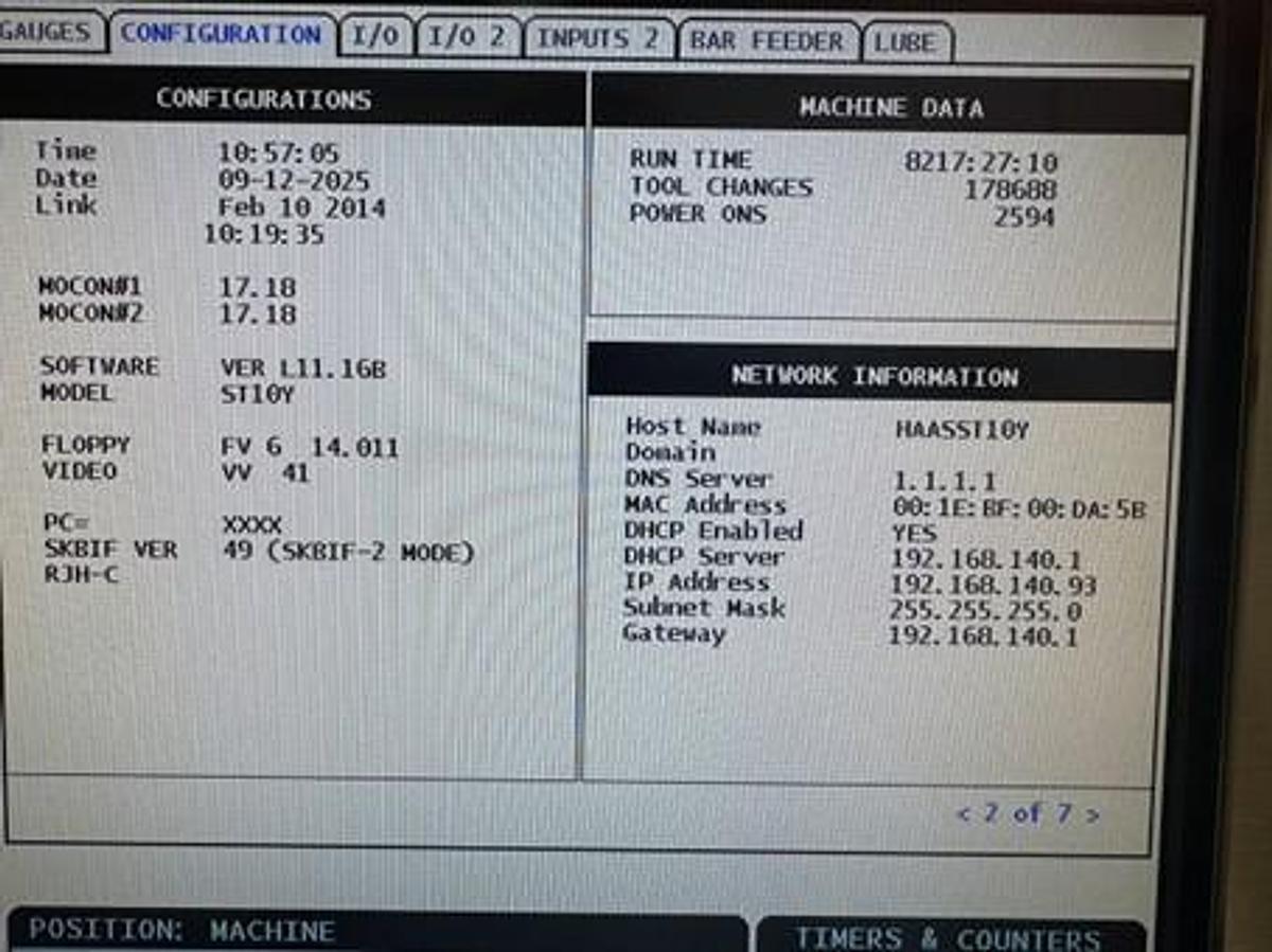 Used 2014 HAAS ST-10Y