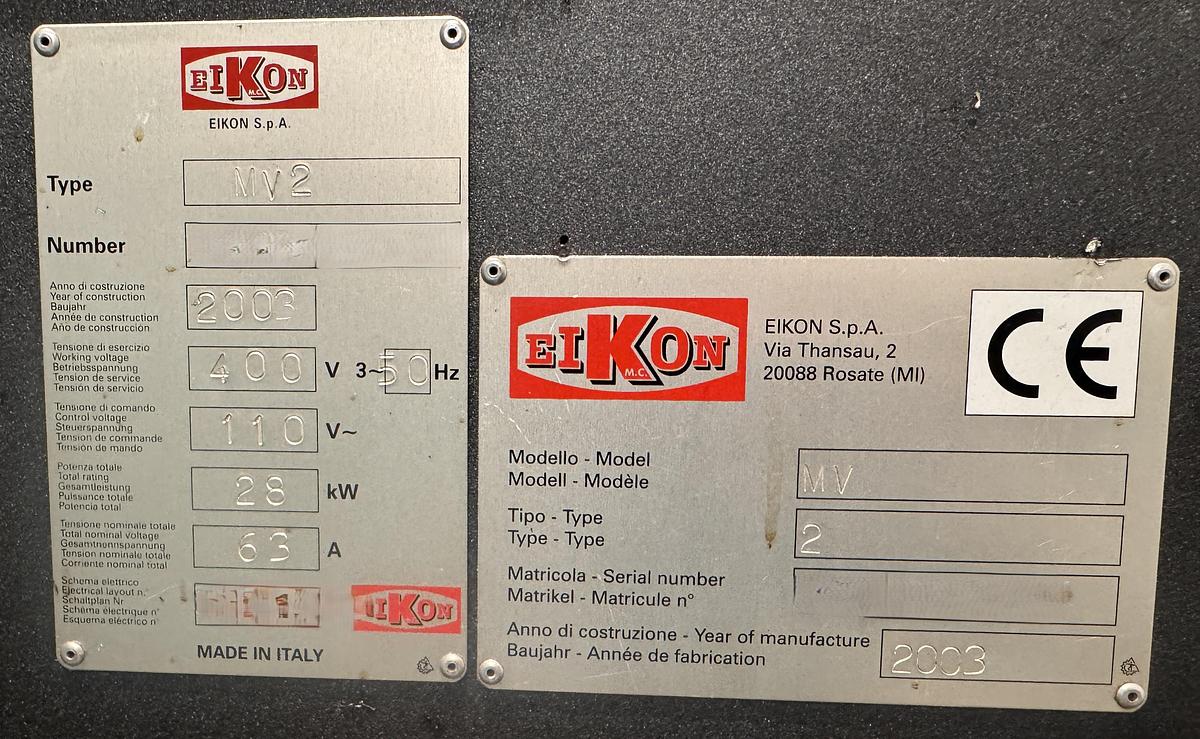 Used 2003 EIKON MV2-1500