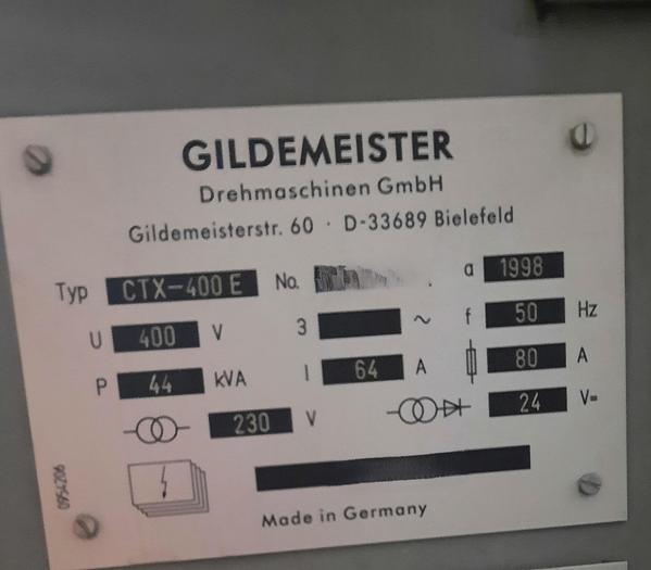 Used 1998 GILDEMEISTER CTX 410 E