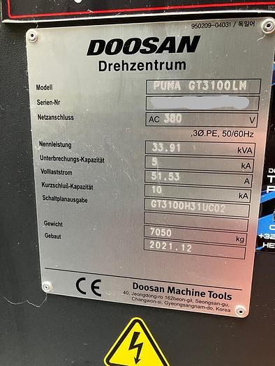 Used 2022 DOOSAN PUMA GT3100LM