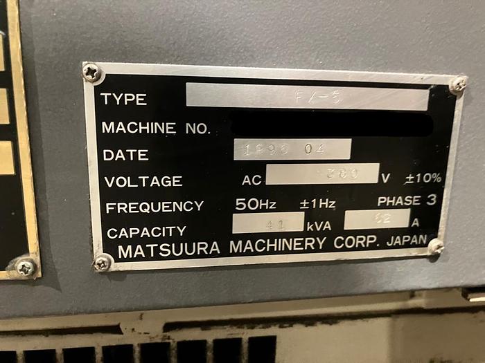 Used 1996 MATSUURA FX-5