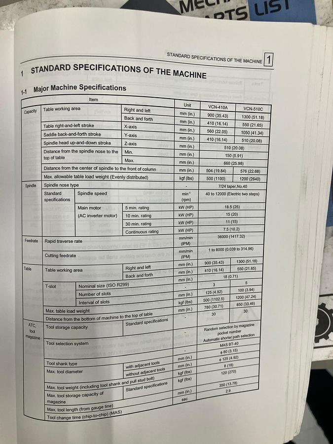 Used 2003 MAZAK VCN 510C