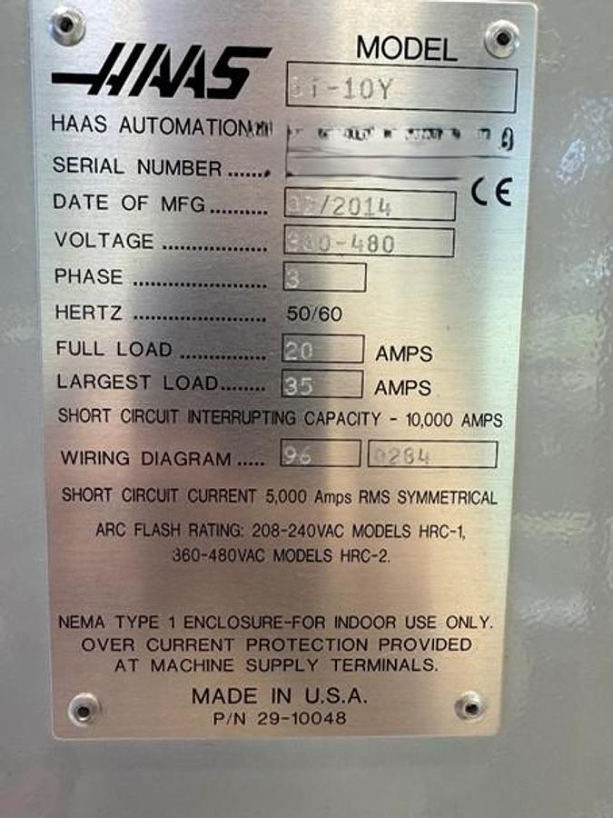Used 2014 HAAS ST-10Y
