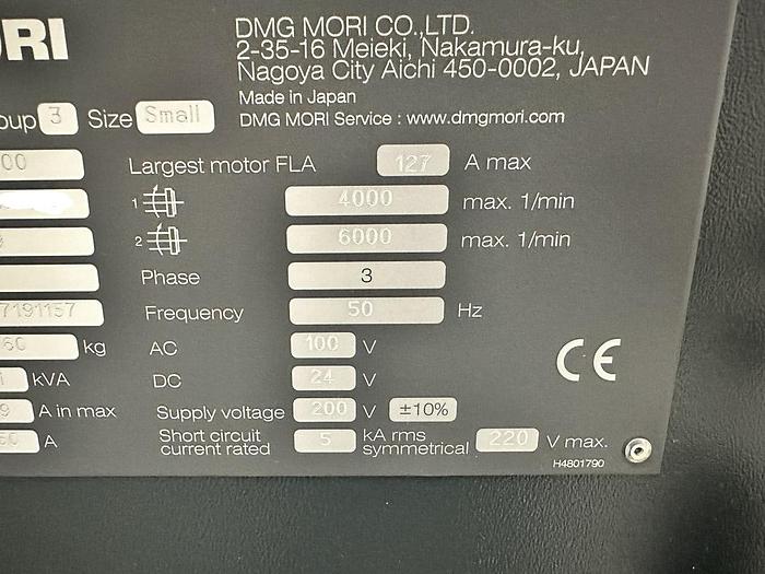 Used 2019 DMG DMG NLX 2500/700 SYM