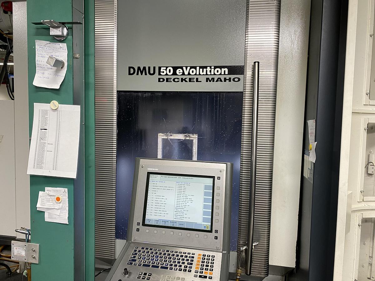 Used 2004 DMG Deckel Maho DMU50 eVolution + BMO automation