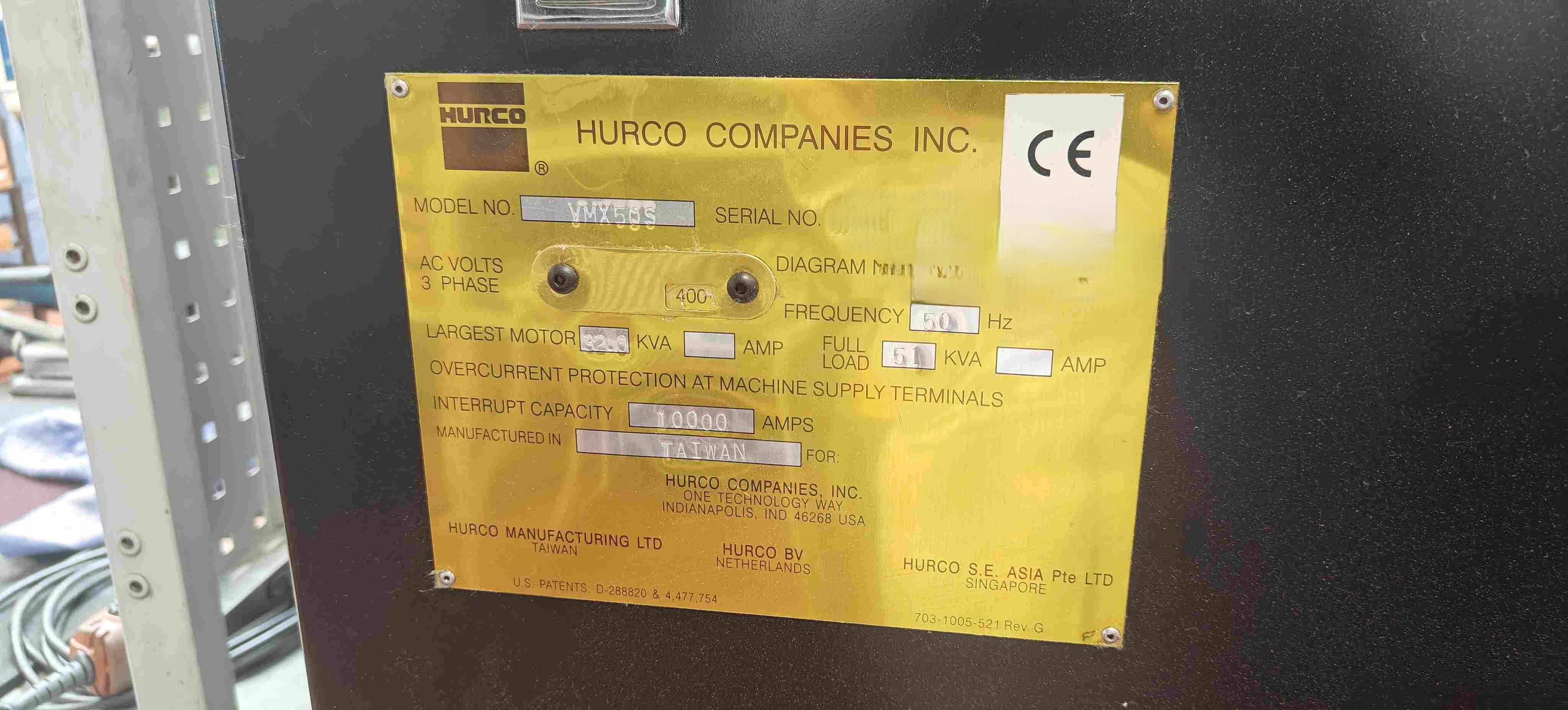 Used 2005 HURCO VMX50S