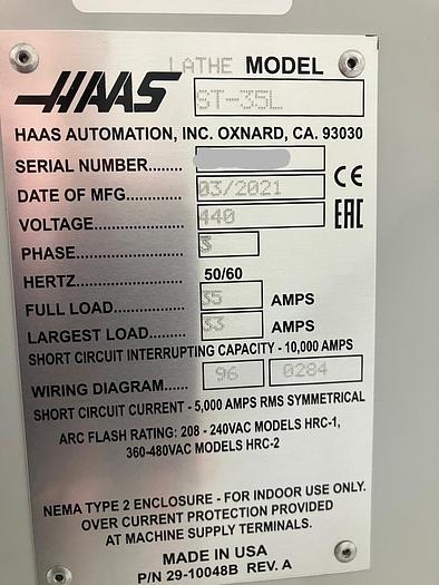 Used 2021 HAAS ST-35L