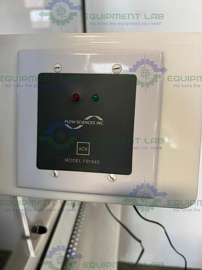 Used Flow Sciences FSCQ03357 6 Ft PPE Sliding Sash Vented Balance Safety Enclosure