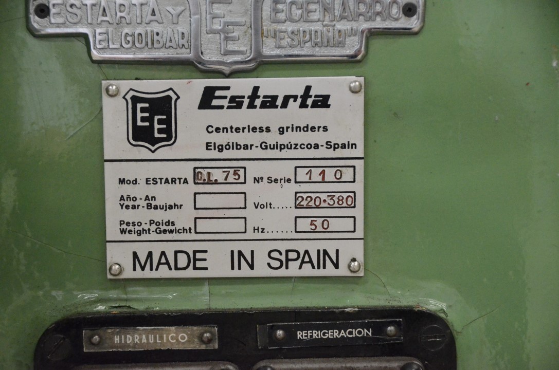 Usado ESTARTA CL-75 Rectificadoras sin centros #4416