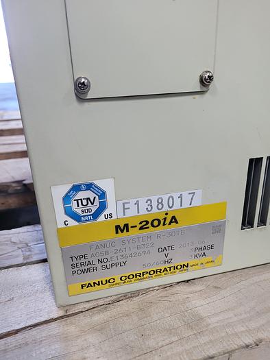 Used Fanuc M-20ia Industrial Robot with R-30ib Controller and Vision System