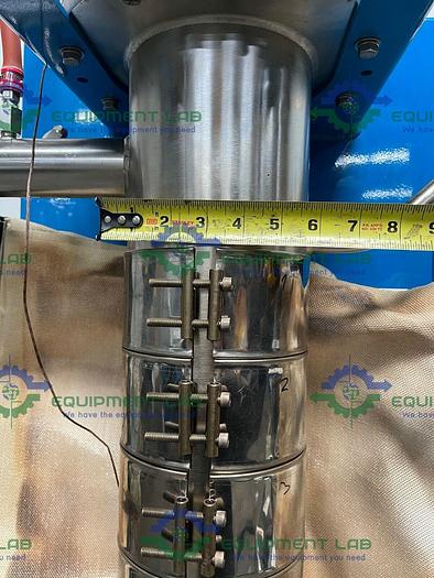 Used Pope Scientific 6" Stainless Steel Wiped Film Evaporator