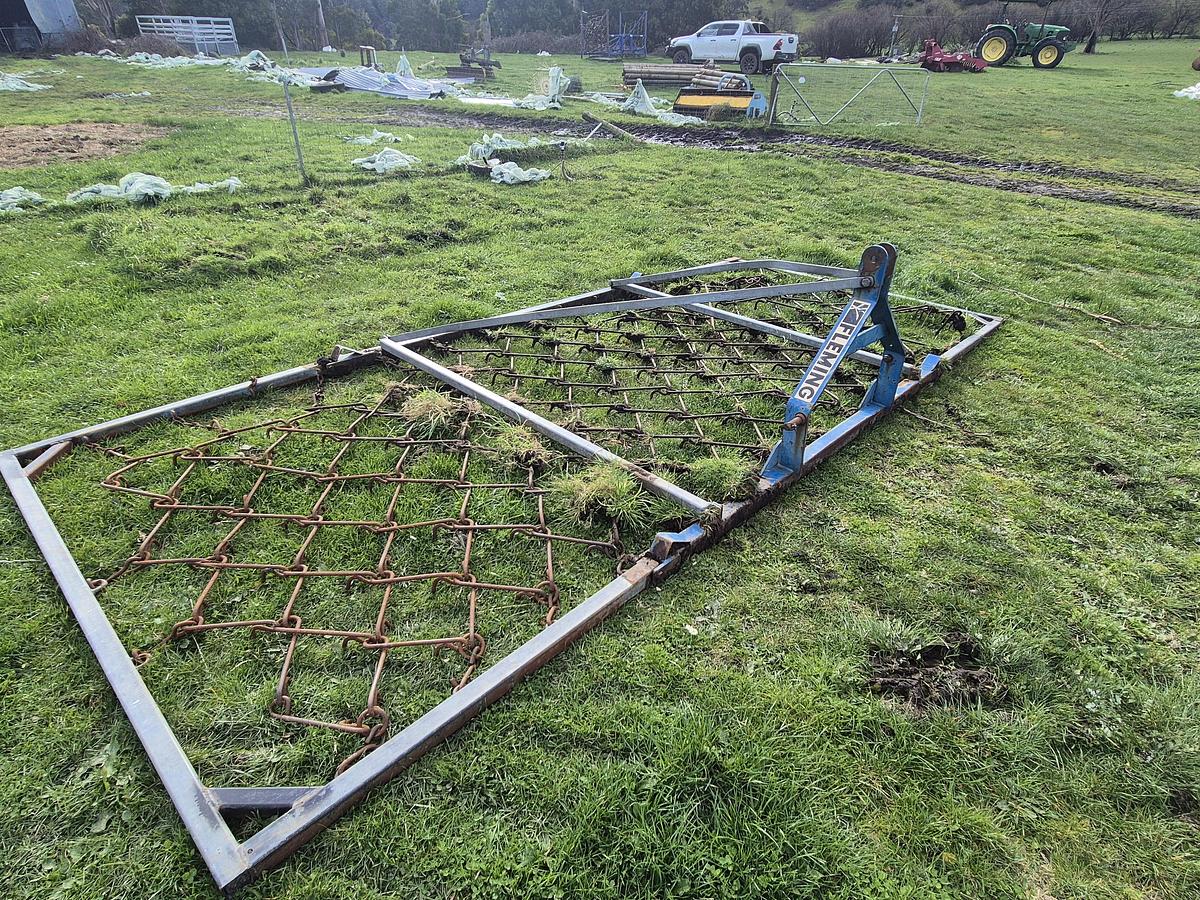 Used Fleming  Folding Pasture Harrows