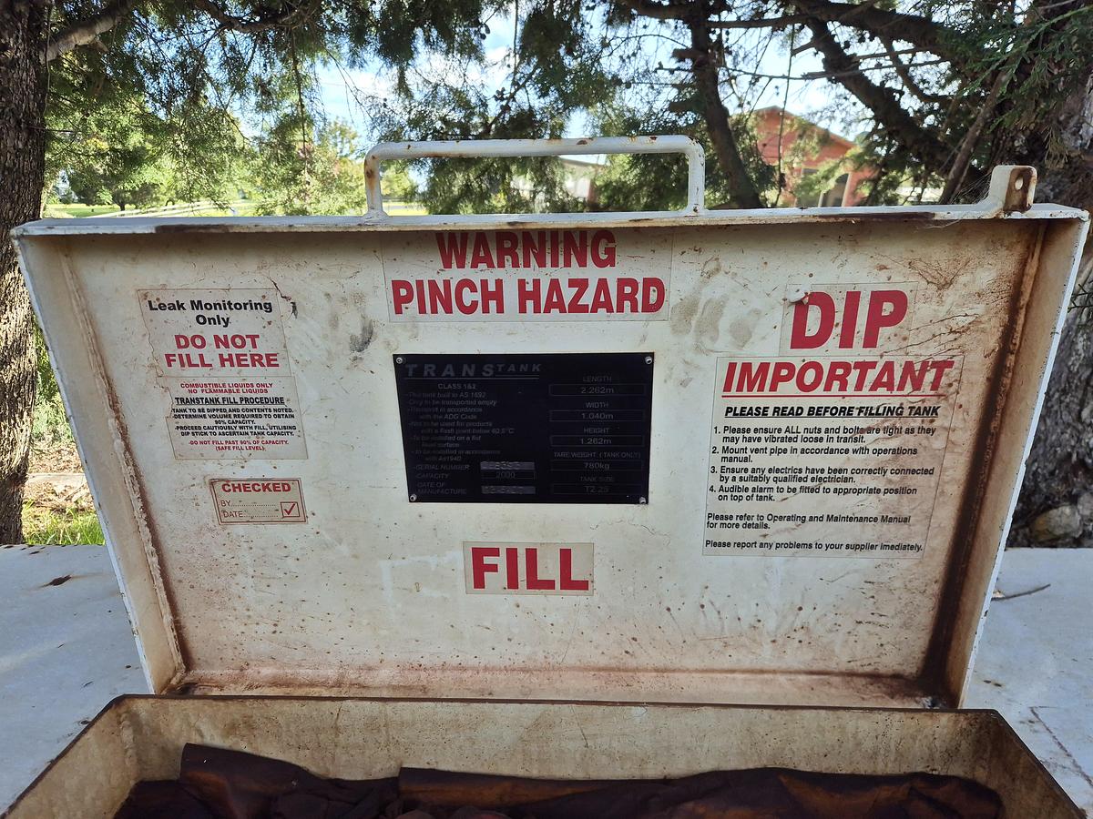 Used Trans Tank 2000 Litre Fuel Tank