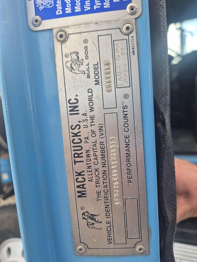 Used 1997 Mack CH 470HP Tipper