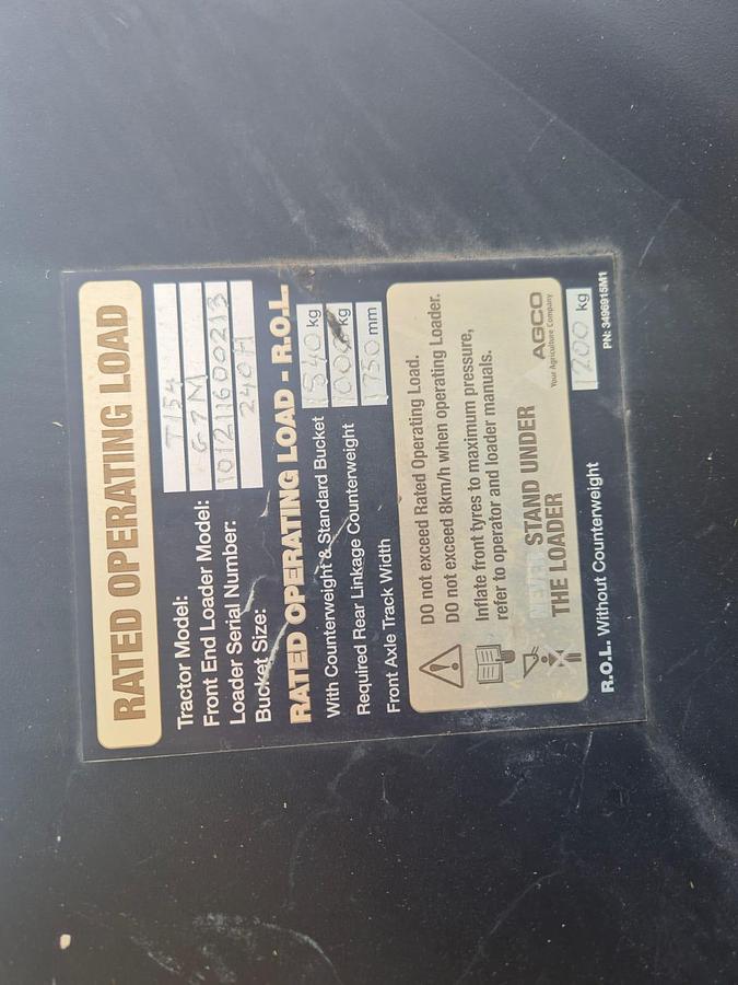 Used 2021 Valtra T154A Tractor