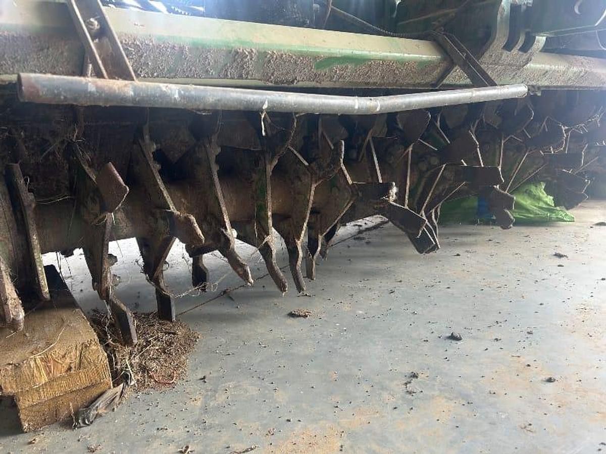 Used 2009 Celli FRANGOR 3m Rotary Tiller with PJ Green Air Seeder