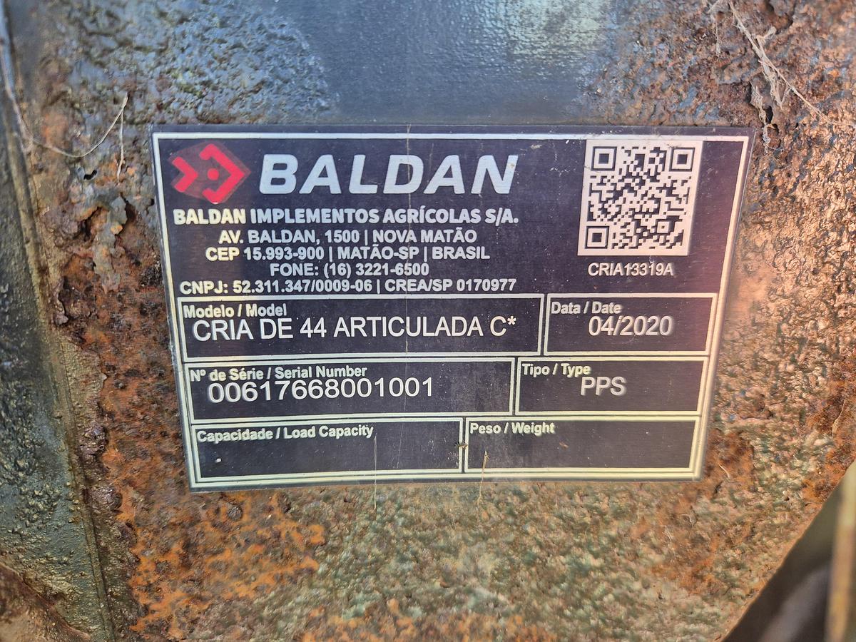Used Baldan 44 Plate Folding Offset Discs