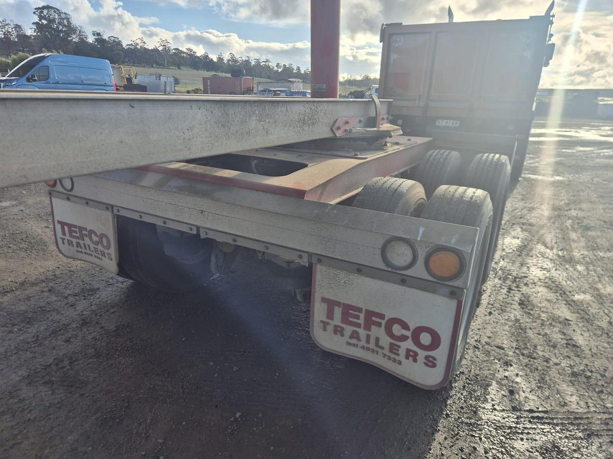 Used 2010 Tefco Quad Dog Tipper Trailer