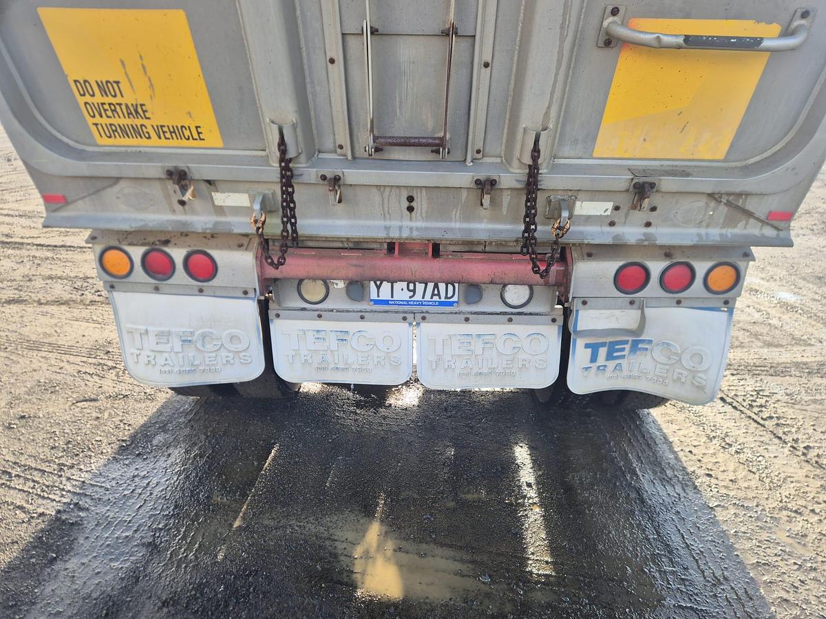 Used 2010 Tefco Quad Dog Tipper Trailer