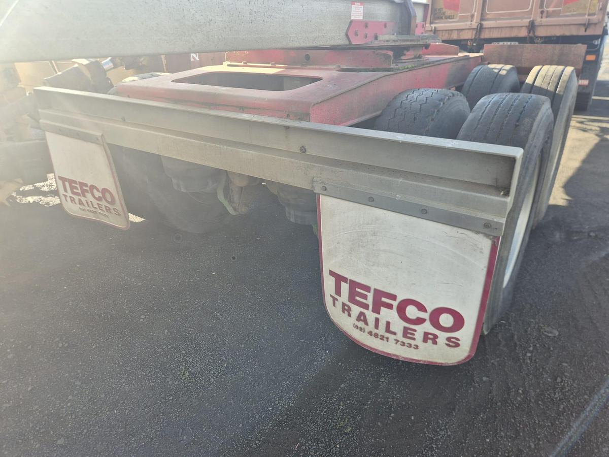 Used 2014 Tefco Quad Dog Tipper Trailer