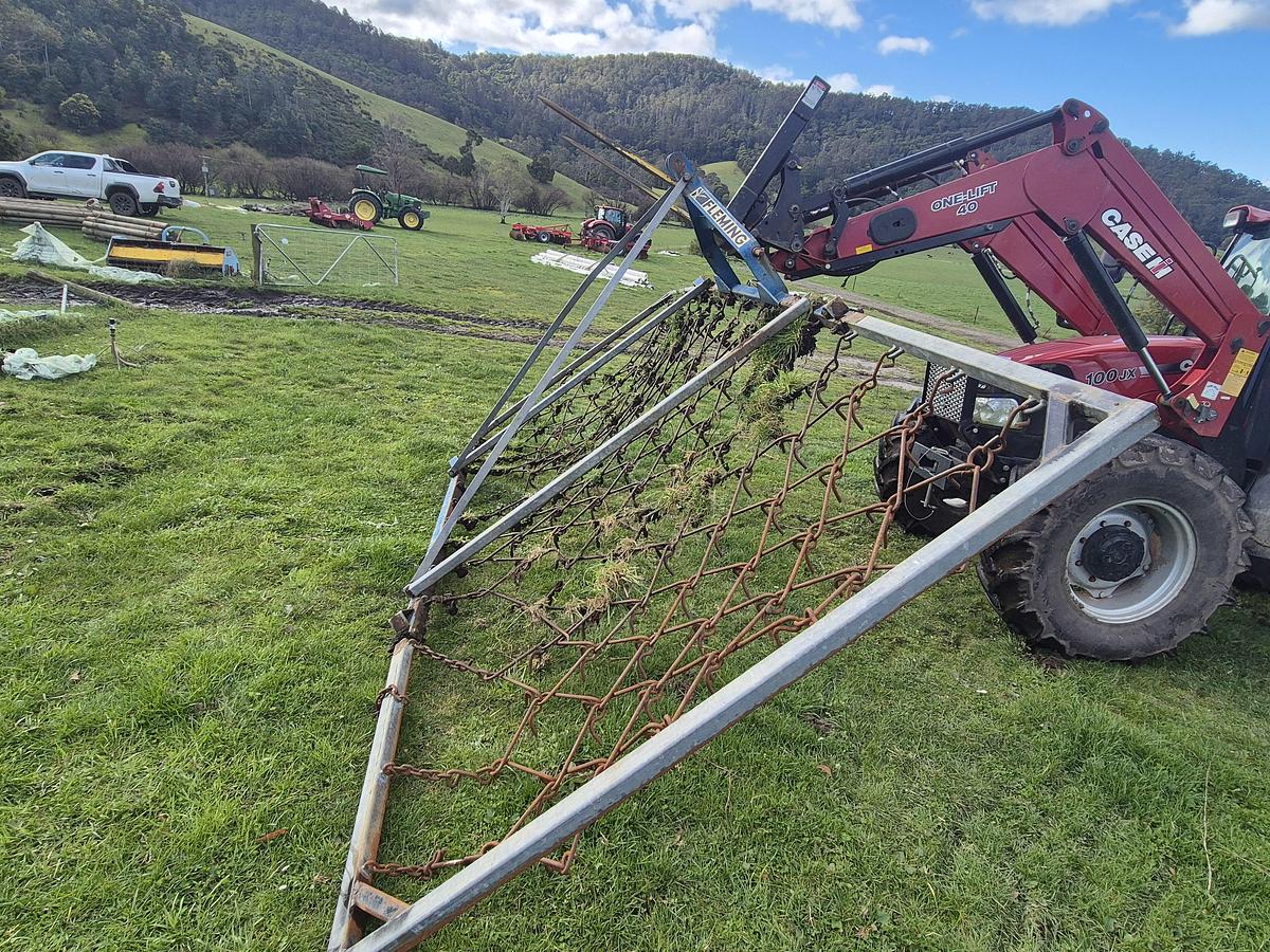 Used Fleming  Folding Pasture Harrows