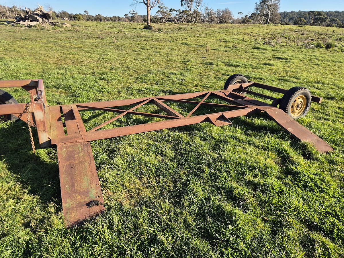 Used Duncan 3m Tyne Drill with trailer