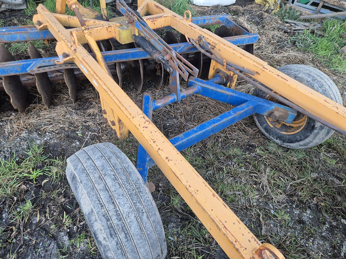 Used Delmade 750 Series 28 Plate Wheeled Offset Discs