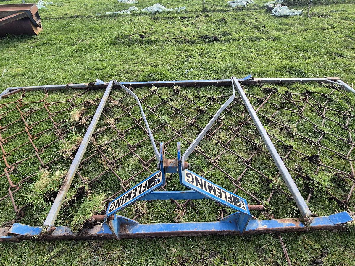 Used Fleming  Folding Pasture Harrows