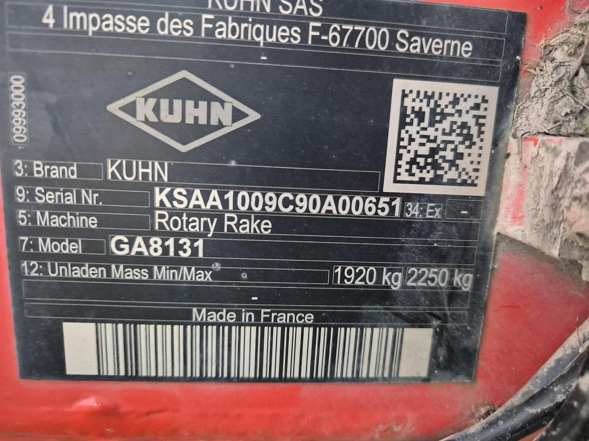 Used Kuhn GA8131 Twin Rotor