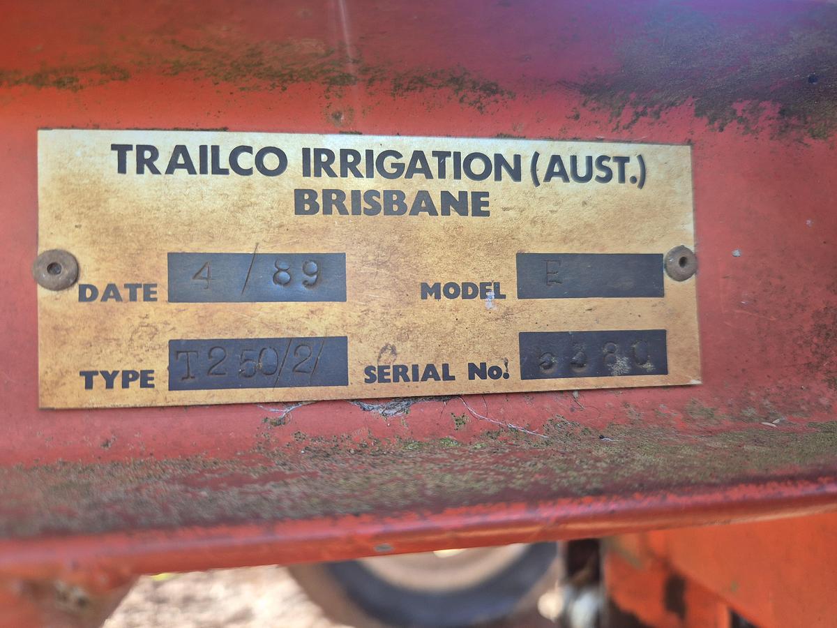 Used Trailco T250 Travelling Irrigator