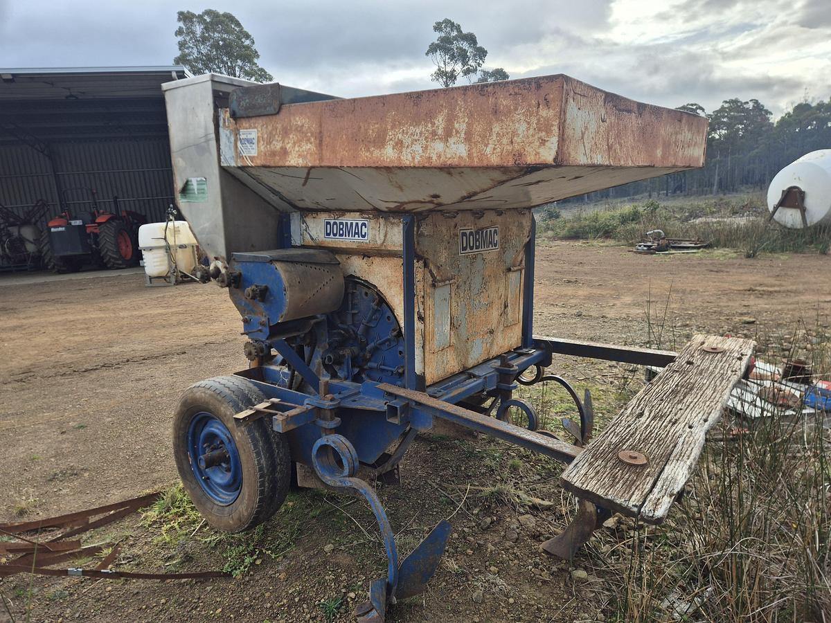 Used Dobmac Twin Row Potato Planter
