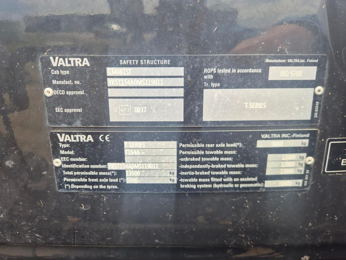 Used 2021 Valtra T154A Tractor
