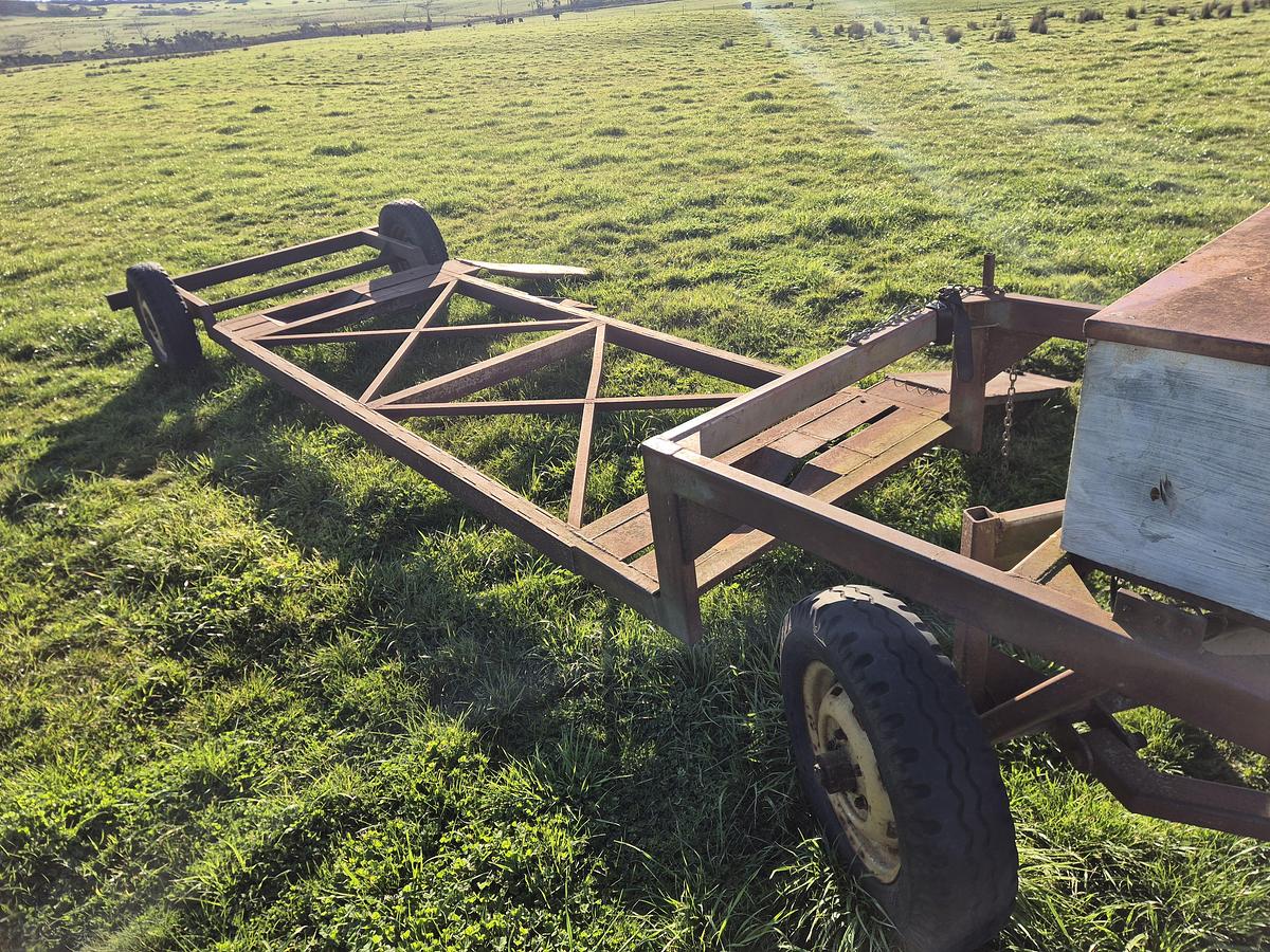 Used Duncan 3m Tyne Drill with Trailer