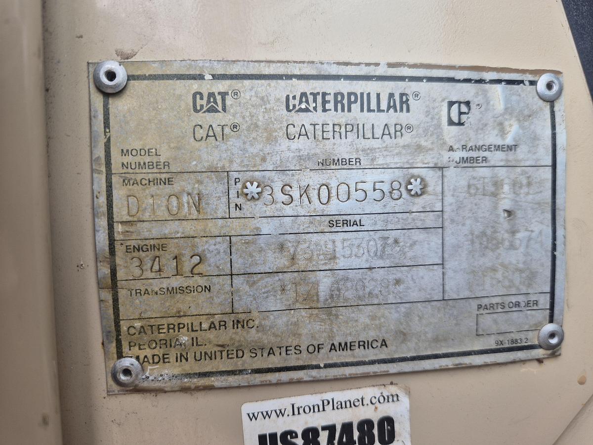 Used 1993 Caterpillar D10N Dozer