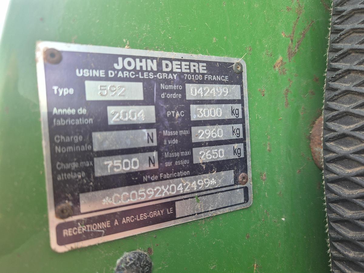 Used John Deere  592 Round Baler