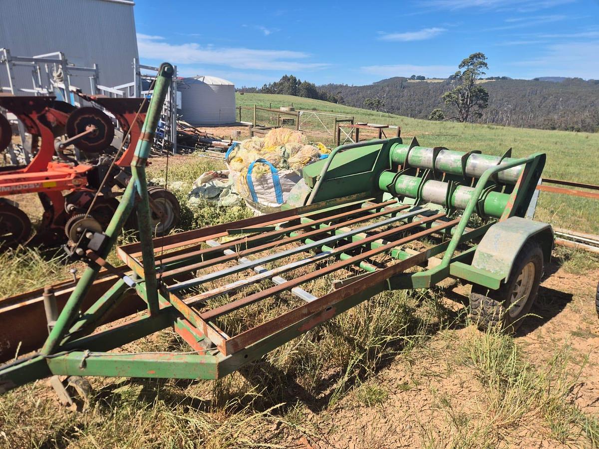 Used Custom  Built Large Square Bale Feeder