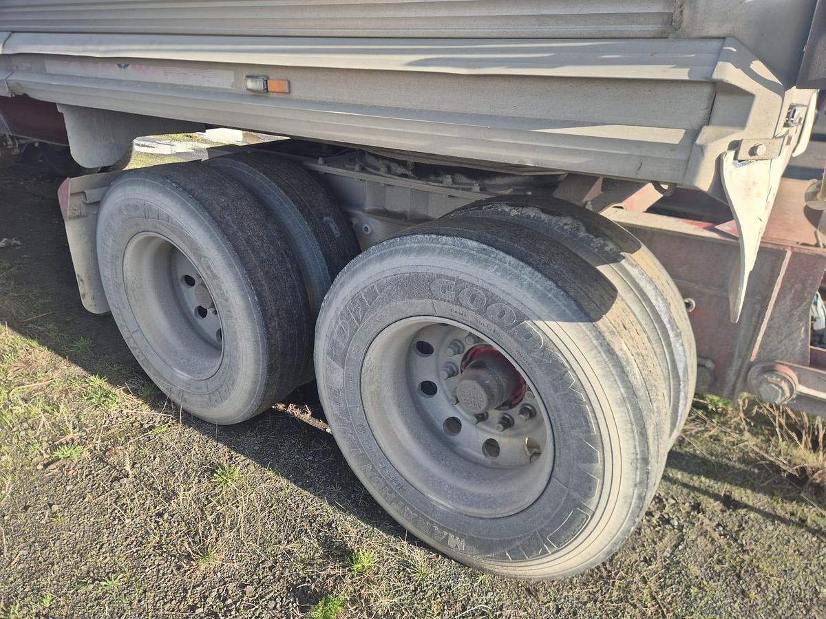 Used 2007 Hamelex Quad Dog Tipper Trailer